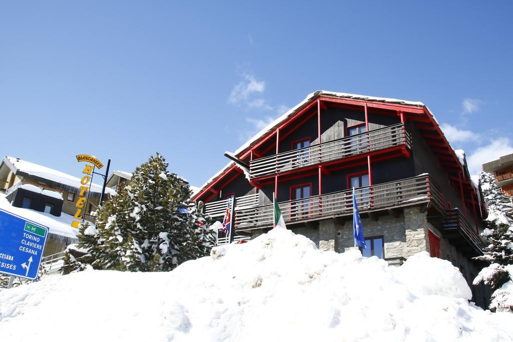 Hotel Biancaneve Colle Colle Sestriere Buitenkant foto