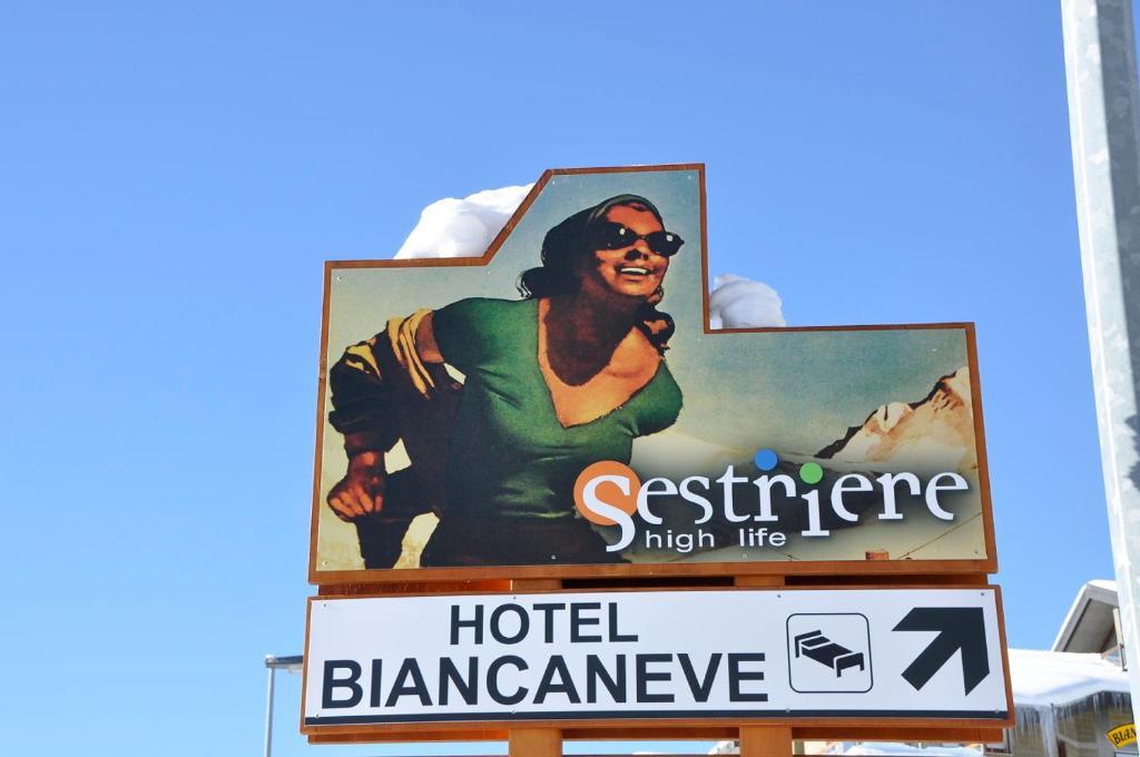 Hotel Biancaneve Colle Colle Sestriere Buitenkant foto